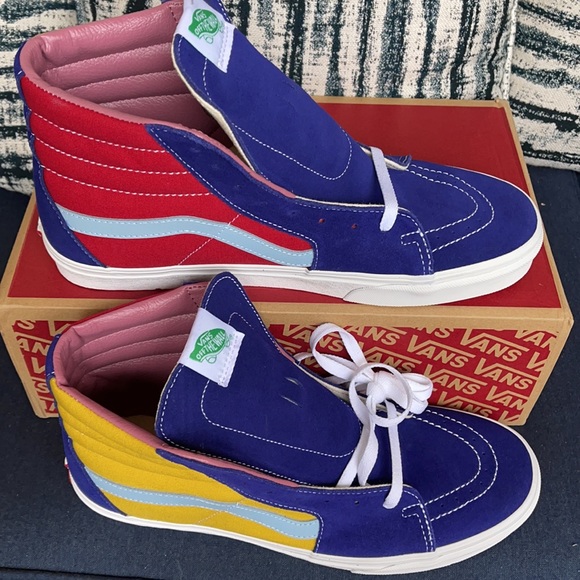 Vans Sk8-Hi Sunshine Multi/True White MENS - Picture 2 of 16